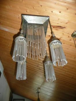 Four Light Chandelier - 1920 Four Light Chandelier - 1920