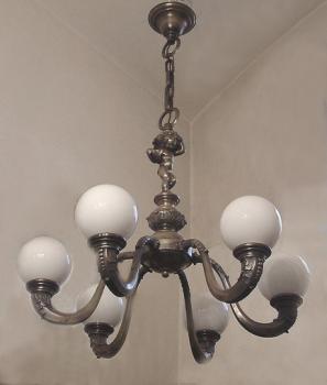 Chandelier - bronze - 1920 Chandelier - bronze - 1920