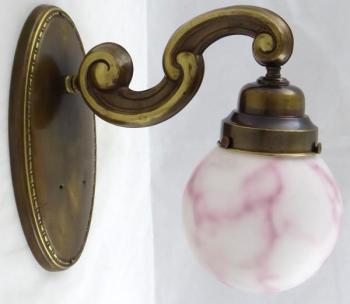 Brass lamp on the wall Brass lamp on the wall