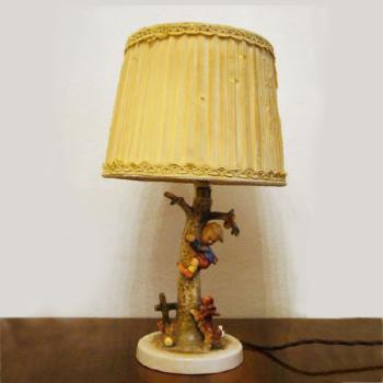 Figural Lamp - M. J. Hummel, W. Goebel Porzellan Fabrik Germany - 1950 Figural Lamp - M. J. Hummel, W. Goebel Porzellan Fabrik Germany - 1950