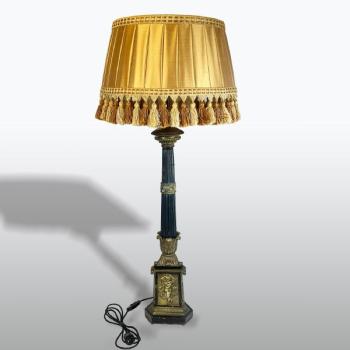 Table Lamp - metal, fabric - 1910 Table Lamp - metal, fabric - 1910